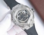 Hublot's new Big Bang Sang Bleu II T-Diamond Tattoo watch, once again collaborat