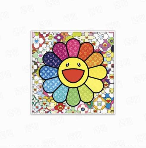Pipi Fashion Toy Murakami Takashi Sunflower Limited Edition Print Framed 50.5X50