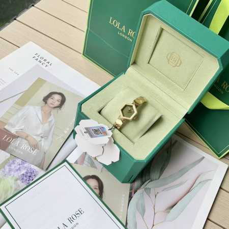 New Product Lola Rose Honeycomb Series Niche Luxury High-End Women's Watch This - Click Image to Close
