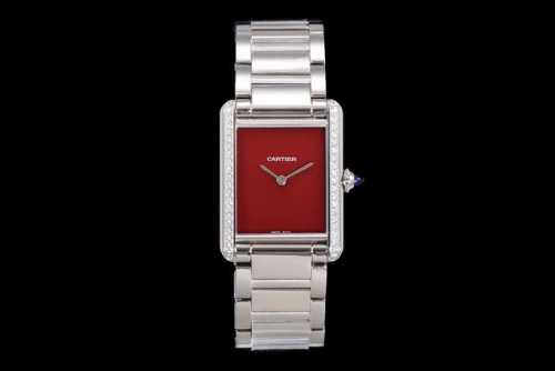 Cartier Tank Must introduces the latest stainless steel and diamond-set color di