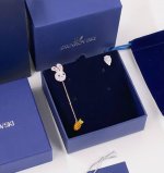 Swarovski Full Diamond Cute Rabbit Carrot Earrings Wearing These Fun Rose Gold-P