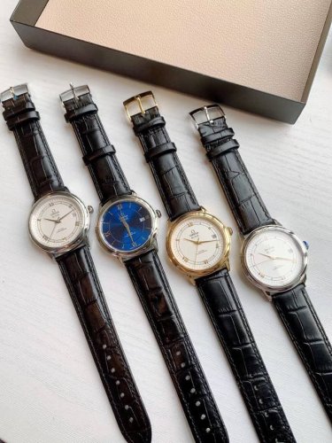White Leather Steel Band 20 Gold 20 Brand: Omega Series: Classic De Ville Series