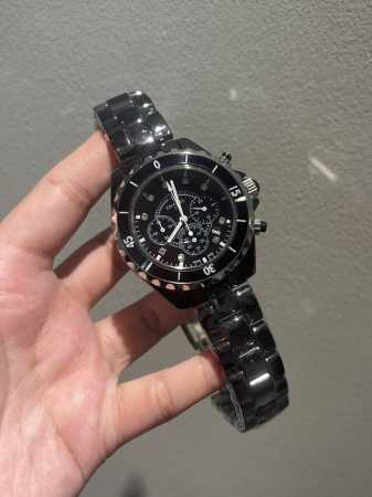 Chanel # J12 Series# 6-Hand OS Quartz Watch Case Diameter: 43mm 34mm Clasp: Trip - Click Image to Close