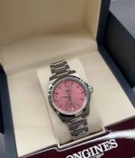 I fell in love at first sight with the new Longines "Energetic Pink"! The new Lo