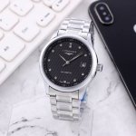 Stainless steel bracelet with butterfly clasp, white: , two-tone and all-black,