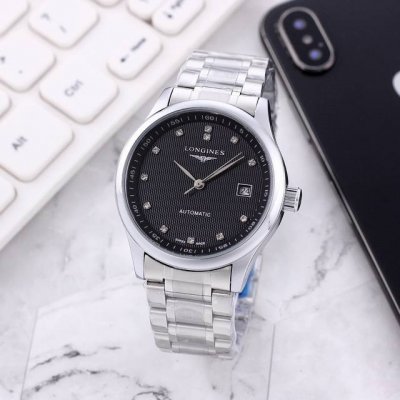 Stainless steel bracelet with butterfly clasp, white: , two-tone and all-black,