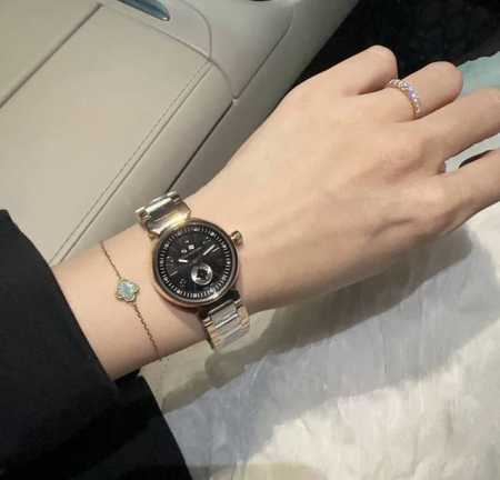 Lv Louis Vuitton 2-hand women's super popular style with sapphire crystal and 31 - Click Image to Close