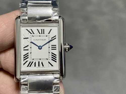 Dr. Cartier Tant Must collection. The Tank Must watch draws direct inspiration f