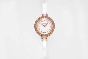 The Vortex-Shaped Crownless Case Design Of The Bulgari B.Zero1 Ceramic Watch Is