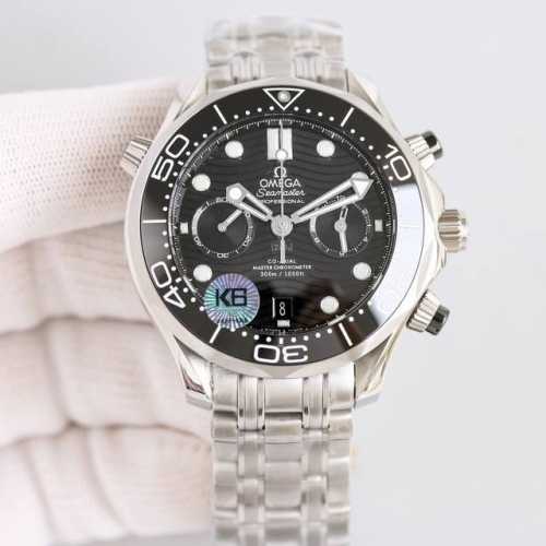 Steel Bracelet + 100 Omega Omega Ot New Seamaster 300M 44Mm Chronograph Watch Tv