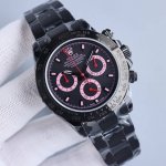 Latest ultra-thin upgraded 12.3mm Daytona stainless steel all-black model! Blake