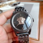 Guaranteed authenticity! Latest Versace model, Mystery Time quartz men's watch,