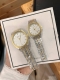 Brand: Gucci. Movement: Quartz. Mirror: Top-grade gold-coated mirror. Size: Diam