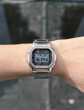 Casio Color Square Steel Strap Special Edition Gmw-B5000D-1Jf B5000 35th Anniver - Click Image to Close