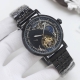 V gold material code: 18.19. Hermes large smooth leather belt bracelet. High-end