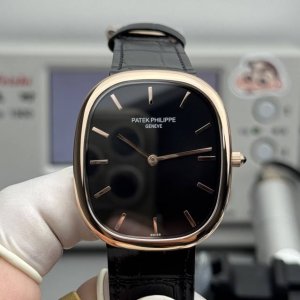White-gold black crown + 50 Pp New Patek Philippe 5738 5 01 34.5