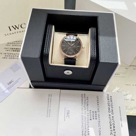 Rose gold + 20Iwc The Portofino series Iw3 01 watch is the brand's first work e - Click Image to Close