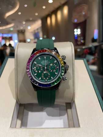 Rolex Daytona Series 316L Stainless Steel Case Size 43Mm Mineral Coated Glass We - Click Image to Close