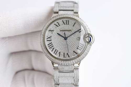 V7 Edition Replica Highest Version! Luxurious Cartier B33 Blue Balloon 42Mm Full