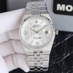 White gold Rolex Land-Dweller, V2 Racing Edition, 40mm, housing a 9015-modified