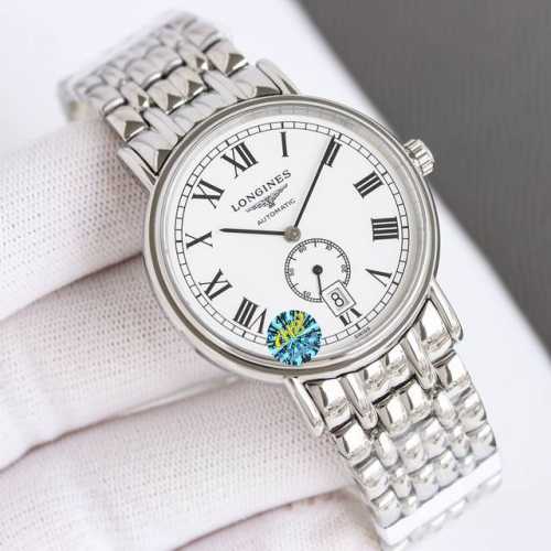 Leather Strap, Steel Strap, White Gold, Same Price New Product From Taiwan Longi