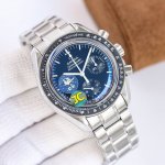 The new Speedmaster returns as a professional moonwatch. The heart of the Speedm