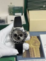 Exclusive Real Photos Rolex Daytona Gray New Face 4130 Movement, Replica Version