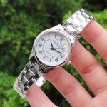 Brand Platinum Angel-Plangle Elegant Ladies Watch Simple Three-Hand With 4-Digit
