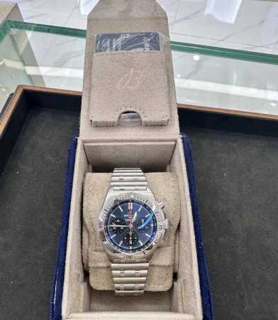 Bls- Aluminum Ring Breitling Mechanical Chronograph B01 44Mm Ab01 1G1A1 - Click Image to Close