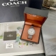 Coach Elliot series quartz steel watch with sunburst pattern dial for women, wit