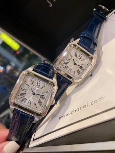 Santos-Dumont Cartier Santos ultra-thin Dumont series watch, intellectual ladies