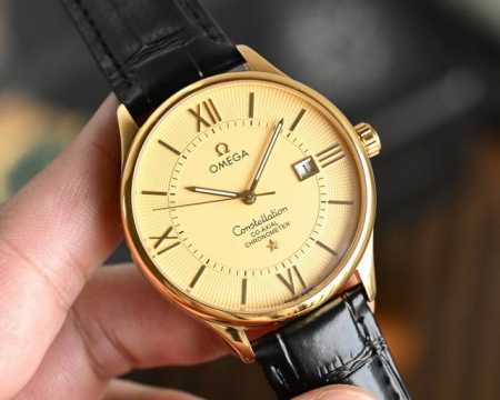 White-Gold 1040 latest model, Omega-Omega-De Ville series market competition ma - Click Image to Close