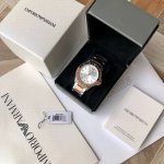 New Arrival! GMT Dual Time Zone Submariner! Genuine Armani quartz men's watch, d