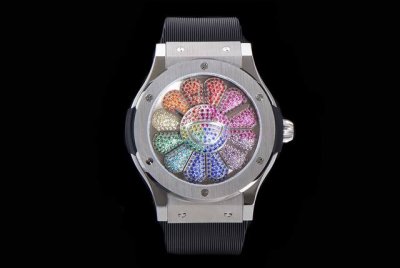 Hb Hublot's exclusive first Sunflower Classic Fusion Series Murakami Takashi wat