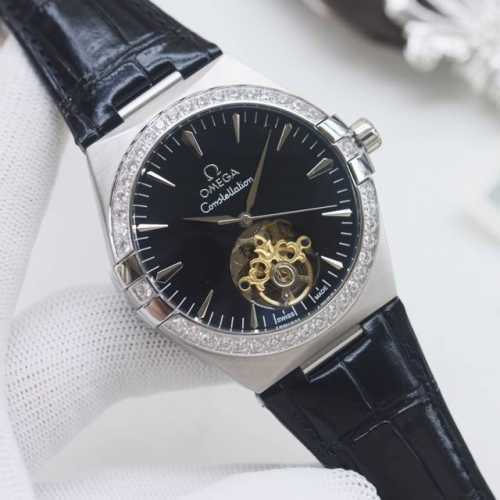 White Diamond Gold Diamond Brand: Omega Type: Men's Watch Case: Premium 316 Stai
