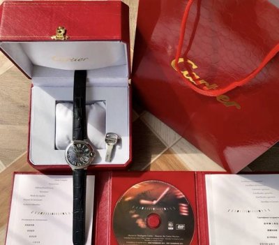 When I first received the Cartier watch, its substantial weight gave me a sense