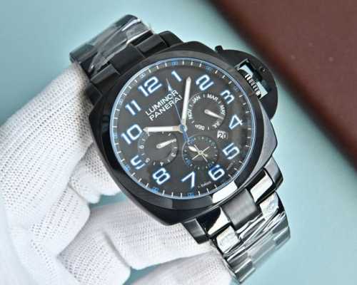 White-Gold Upgraded Top Version Panerai Power Reserve, Moon and Star Display, O