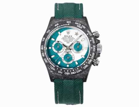 This is a custom carbon fiber version of the Rolex Cosmograph Daytona series fr - Click Image to Close