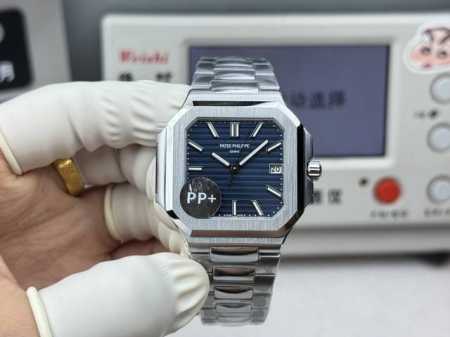 pp+ Patek Philippe Cubitus 5821 square-shaped watch (DDD). Features a custom 901 - Click Image to Close