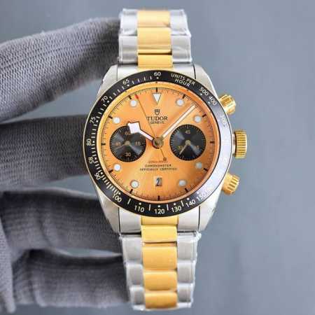 twfactory Tudor's Latest Black Bay Chrono Stainless Steel Watch 1The Case Is - Click Image to Close