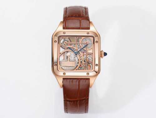 Cartier Santos Skeleton Series A masterpiece from Cartier, designed in collabora