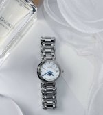 This Longines La Mer Moon Phase watch perfectly embodies the gentle and romanti