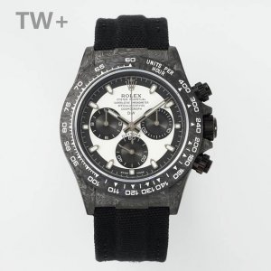 Tw+ Factory's Carbon Fiber Custom Edition of the Rolex Cosmograph Daytona Series