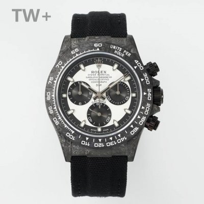 Tw+ Factory's Carbon Fiber Custom Edition of the Rolex Cosmograph Daytona Series