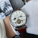 White Gold Brand: Patek Philippe Flying Wheel New Arrival, Business Casual Luxur