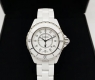 Chanel J12 Series H1628 White Ceramic Watch Model: H1628 Case Diameter: 33mm Ce