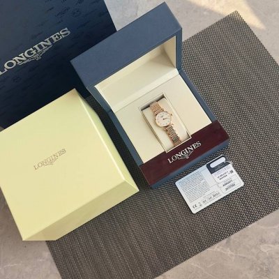 With Warranty Card, Golden Mother-Of-Pearl Dial, Ultra-Thin Longines Jia Lan Ser