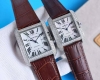 Latest Top-Tier Couple's Set: Cartier Tank Series, Swiss Top-Tier Craftsmanship,