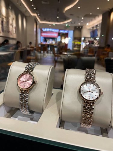 Pieces + 20 Diamonds + 30 Omega Simple And Elegant Women's Watch Imported Quartz