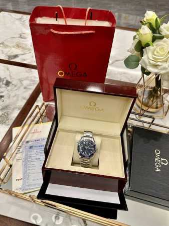 Same packaging as pictured, upgraded version, Omega Seamaster men's watch with c - Click Image to Close